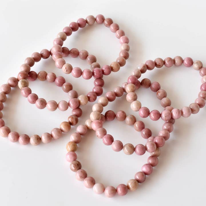 Soothing Crystals - Wholesale Beaded Bracelet - Healing Bracelet | Rhodochrosite | Gemstone Bracelet1