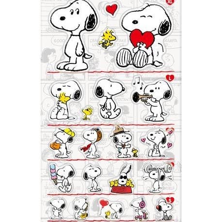 K-Wonderland - Wholesale Sticker - Peanuts Snoopy 5 Sizes Jelly Coating Stickers 1