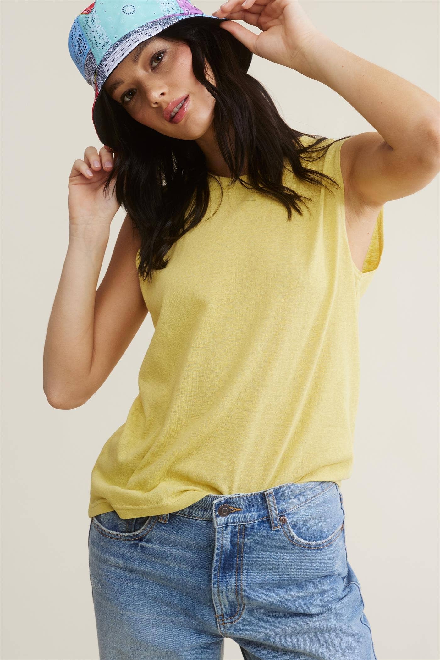 Mimosa - Wholesale Tank Top - Women's - Round Neck Sleeveless Muscle Tank