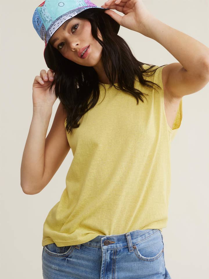 Mimosa - Wholesale Tank Top - Women's - Round Neck Sleeveless Muscle Tank0