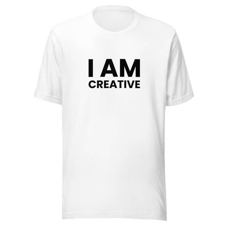 T-shirt Unissexo Eu Sou Criativo por atacado de Love & Light Company