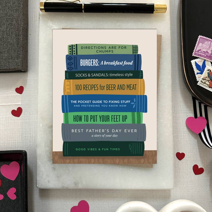 Barone and Co. - Wholesale Father’s Day card - Dad Books Father's Day Card1