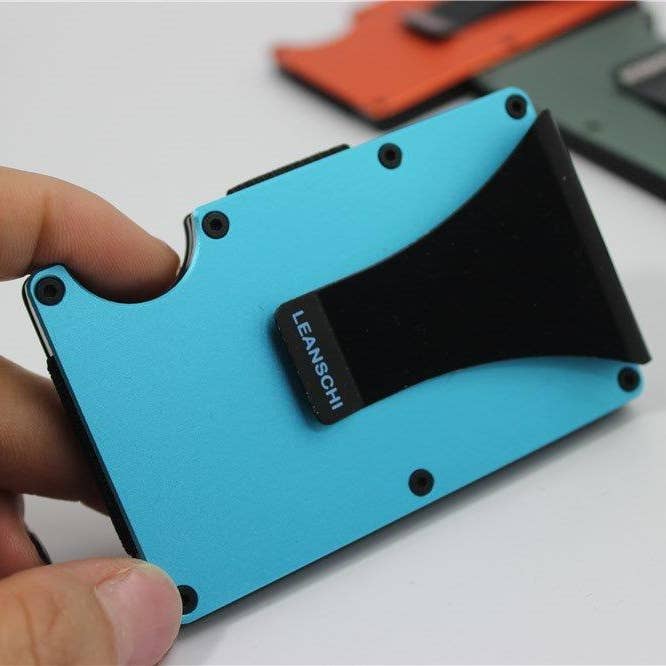 TECH WALLET aus KOHLEFASER und eloxiertem ALUMINIUM für den Großhandel von LEANSCHI