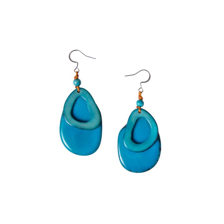 Organic Tagua Jewelry - Wholesale Dangle Earrings - Solange Earrings