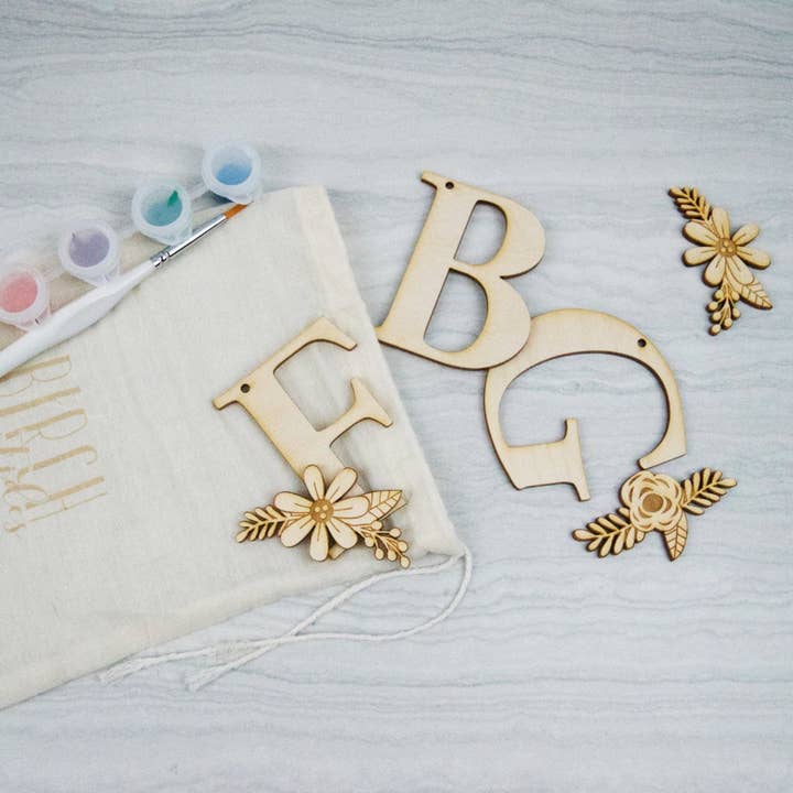 Kids party flower favour kits for wholesale by Birch and tides