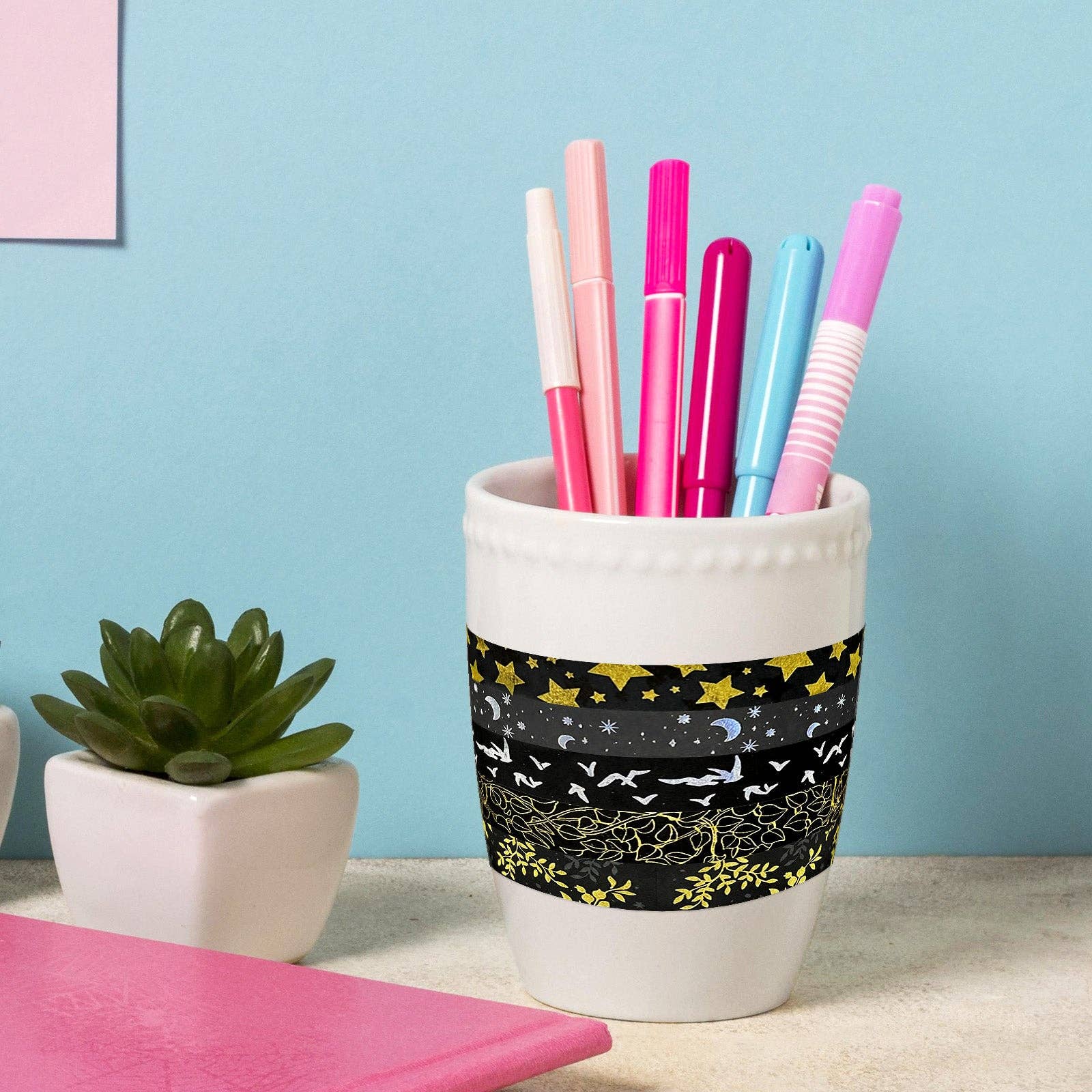 Wrapables.com - Wholesale Washi Tape - Wrapables Decorative Gold Foil Washi Tape Box Set34