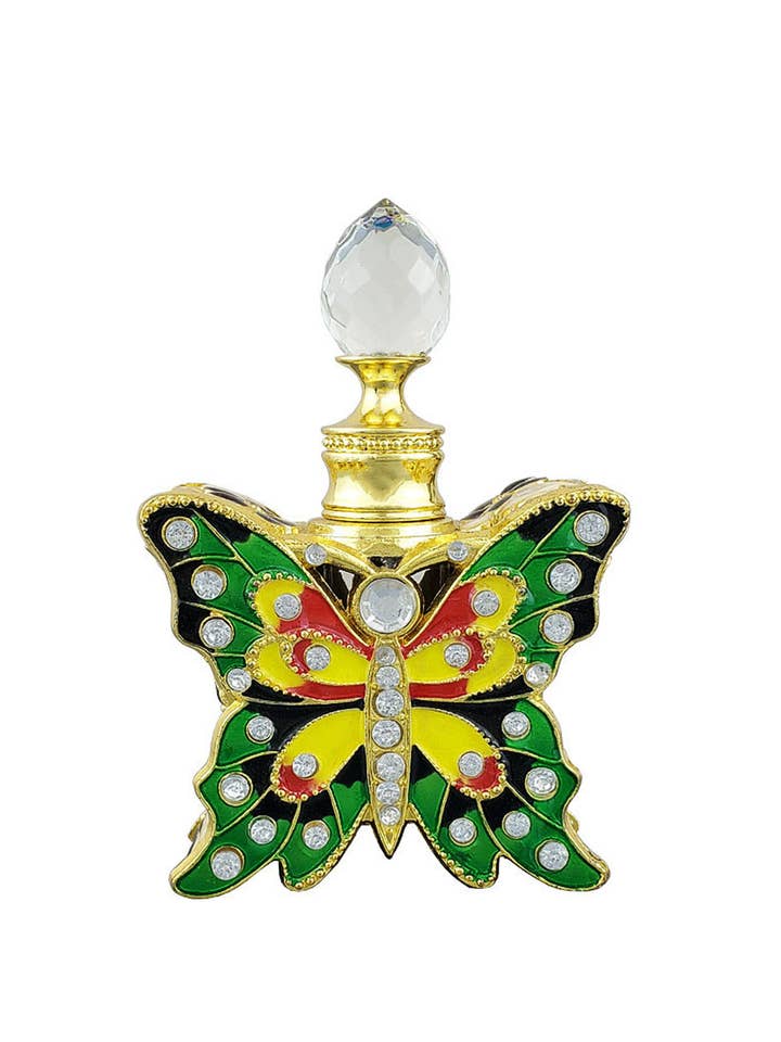 Boccetta di Profumo con Strass a Forma di Farfalla 10ML MIS0956 per la vendita all'ingrosso da parte di Ole