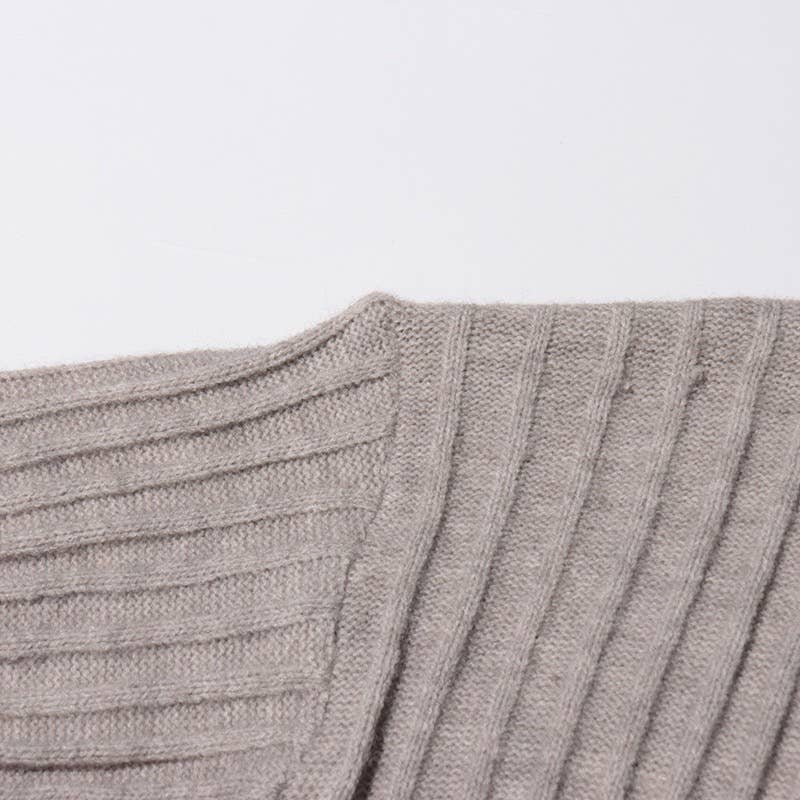 Productseeker – Großhandel Set aus Oberteil und Hose (NICHT Loungewear) – Damen – SET271 V-Ausschnitt Strickpullover und High-Waist Gerade Hose Set9