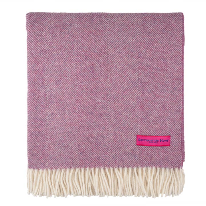 Prince of Scots - Wholesale Throw blanket - Southampton Home Shetland Lambswool Herringbone Throw17