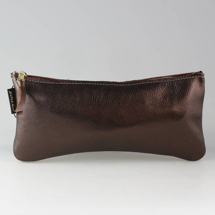 Zina Kao Exclusives - Wholesale Pencil Case/Pouch - The Metallic Pencil Case: 2 sizes! (Dean & Grant)