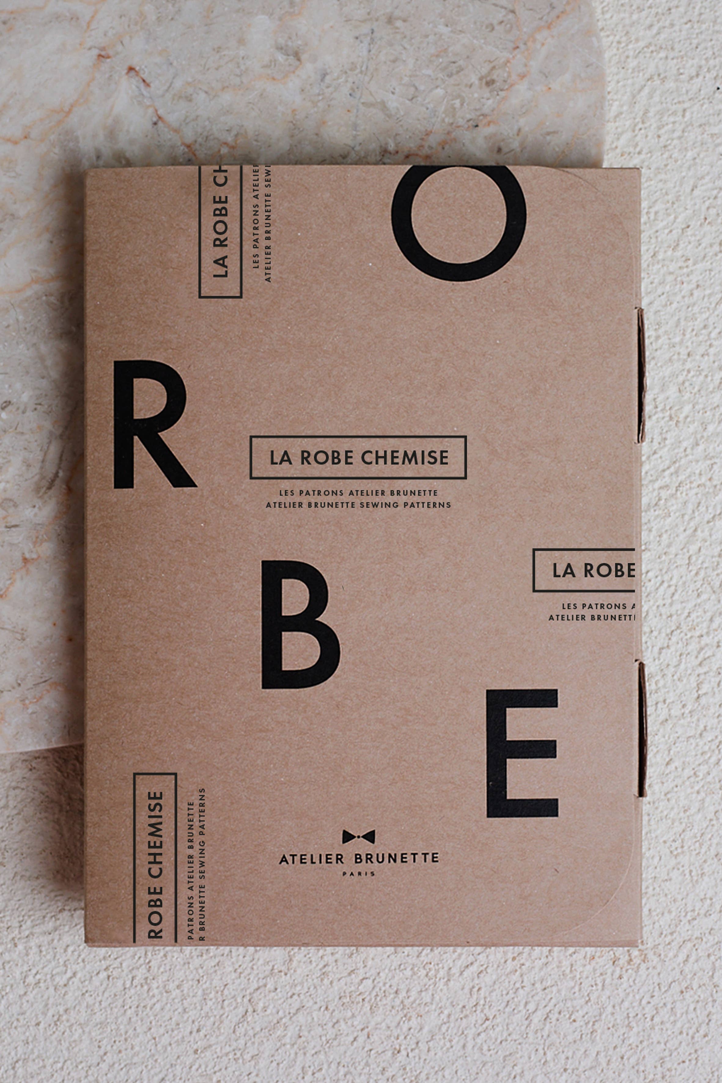Atelier Brunette - Fabrics & Sewing Patterns Shop - Wholesale Craft Sewing Kit - LA Robe Chemise - Paper Sewing Pattern8