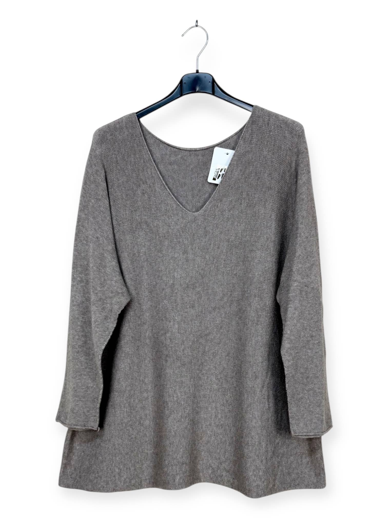 Lucky Nana - Wholesale Knit Sweater - Women's - AH L2218 - Plus Size V-Neck Sweater25