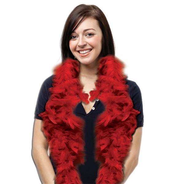 Windy City Novelties - Wholesale Costume - Women's - 6-Foot 60-Gram Red Feather Boa for Costumes & Events