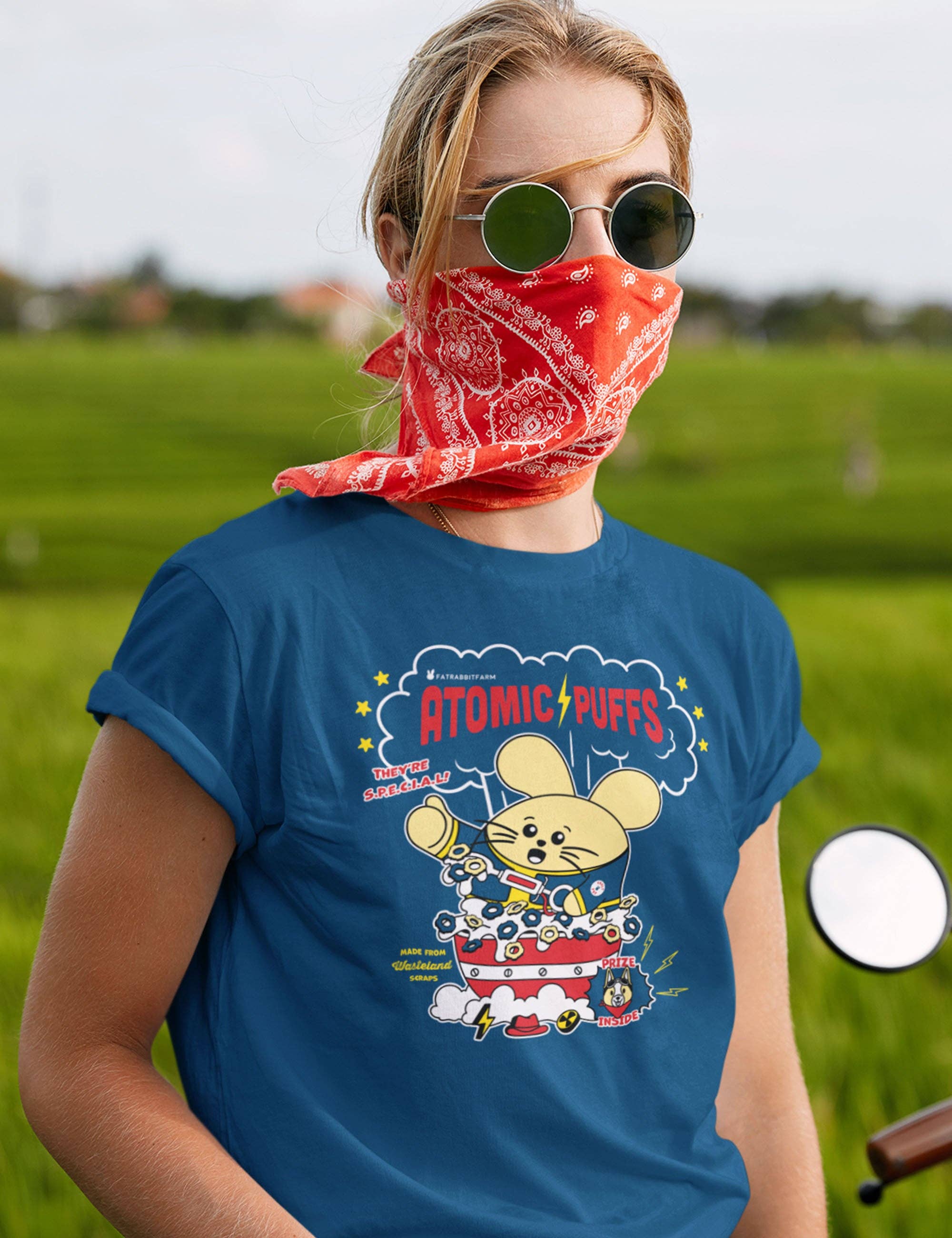 Fat Rabbit Farm / Pandi the Panda – wholesale T-shirt (graphic) – unisex – Atomic Puffs Cereal Box Set5