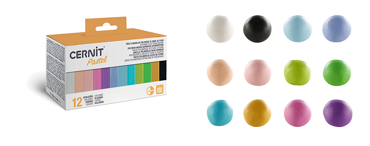 Zwajomi Clay - Wholesale Craft Supplies - Cernit Pastel color range1