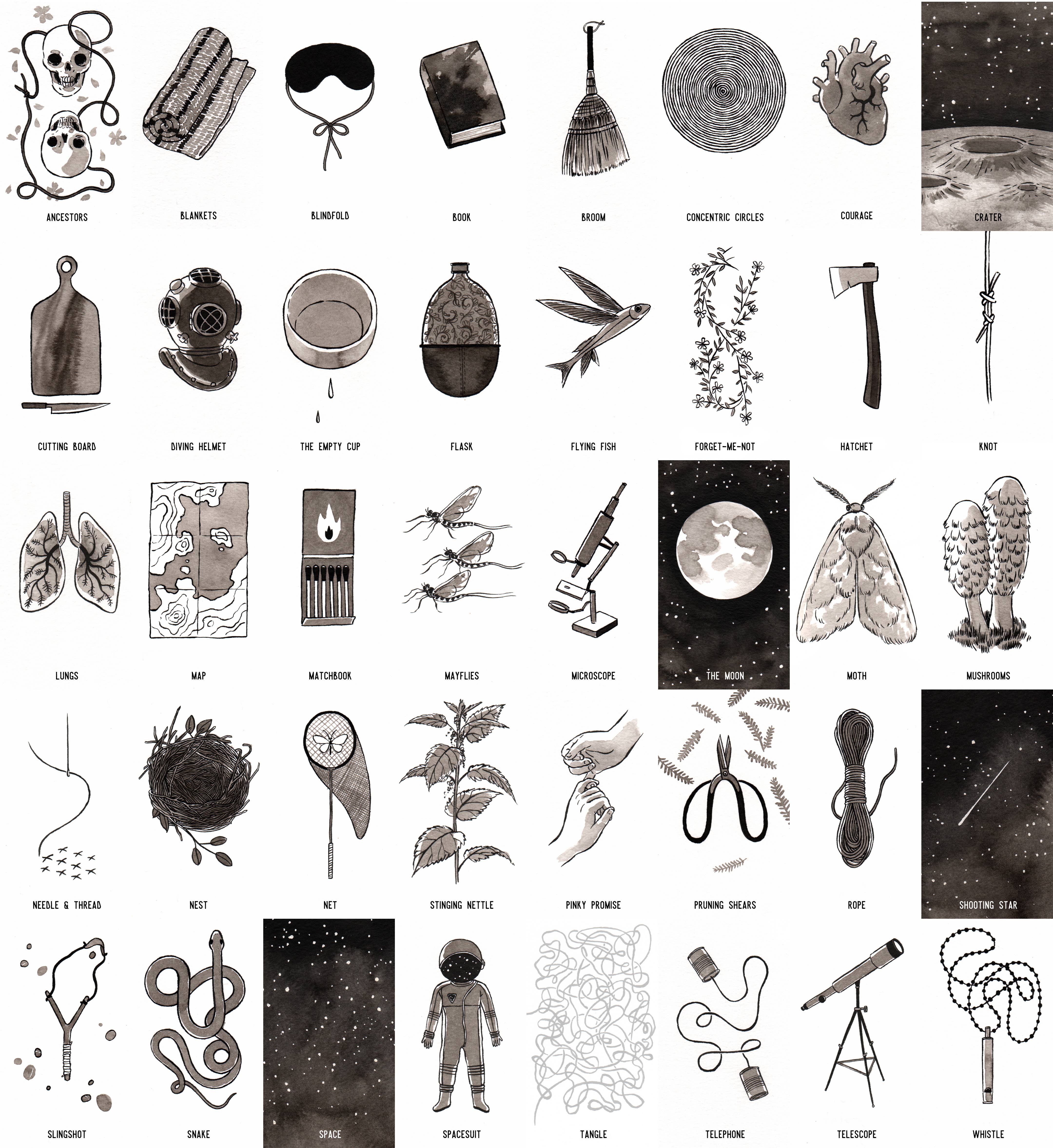 Stasia Burrington Illustration – wholesale Tarot-kort – Kortlek - The Empty Cup Oracle4