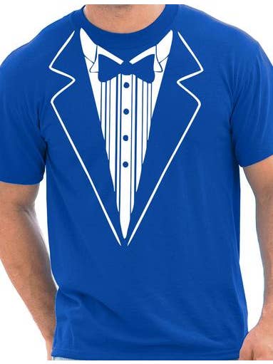 Print4U – wholesale Screen printed t-shirt – Men′s – Tuxedo Fancy Dress T-Shirt4
