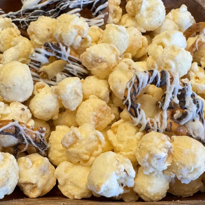 Popculture Gourmet Popcorn - Wholesale Popcorn - Chocolate Pretzel