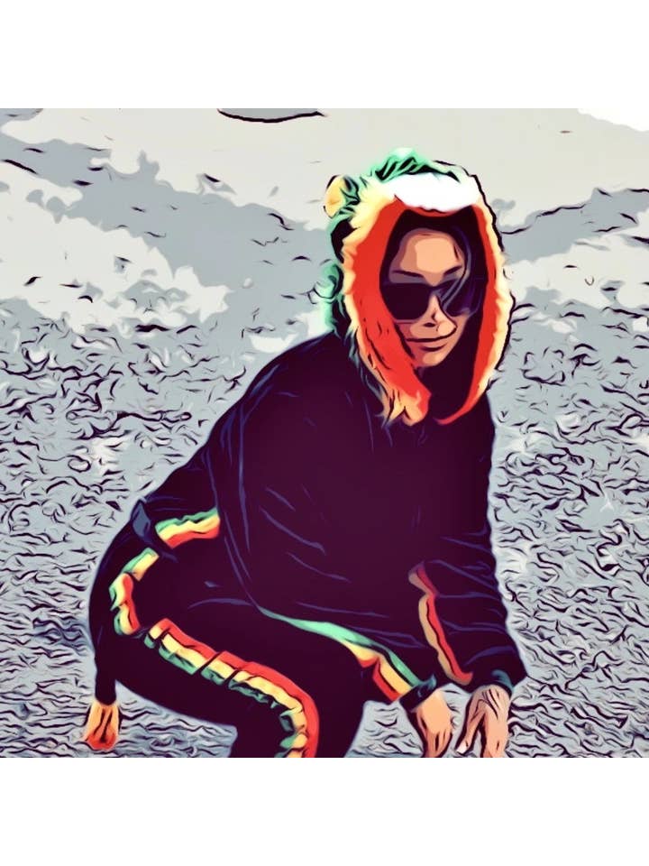 Jammies For Parties - Wholesale Onesie – Women's - Adult Unisex Animal Onesie Pajamas - Rasta Lion5