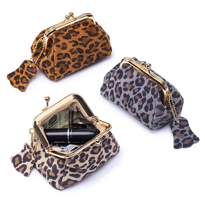 Women’s Leopard Leather Wallet – Small Coin Bag_CUAB00397 for wholesale by ACCITY
