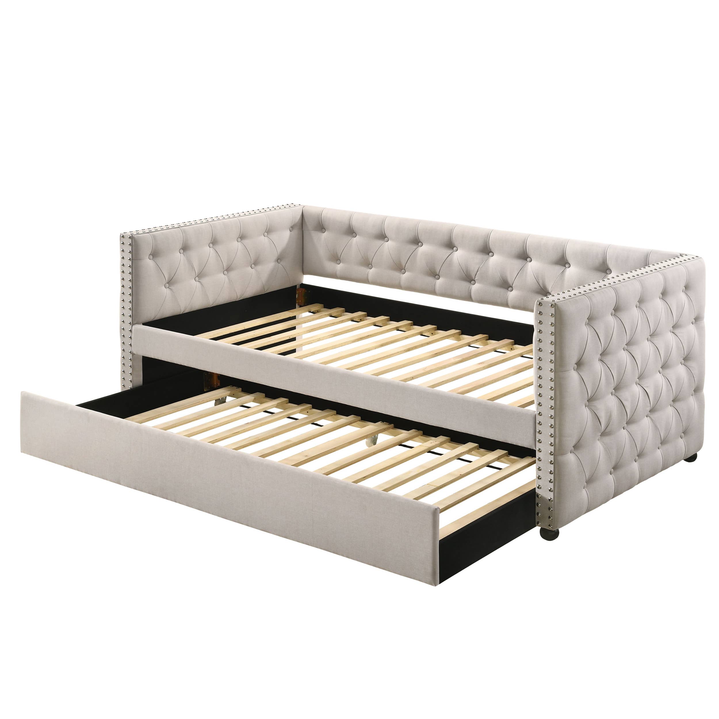 Acme Furniture Industry, Inc. - Wholesale Bed - Romona Upholstered Daybed with Trundle (Full)1