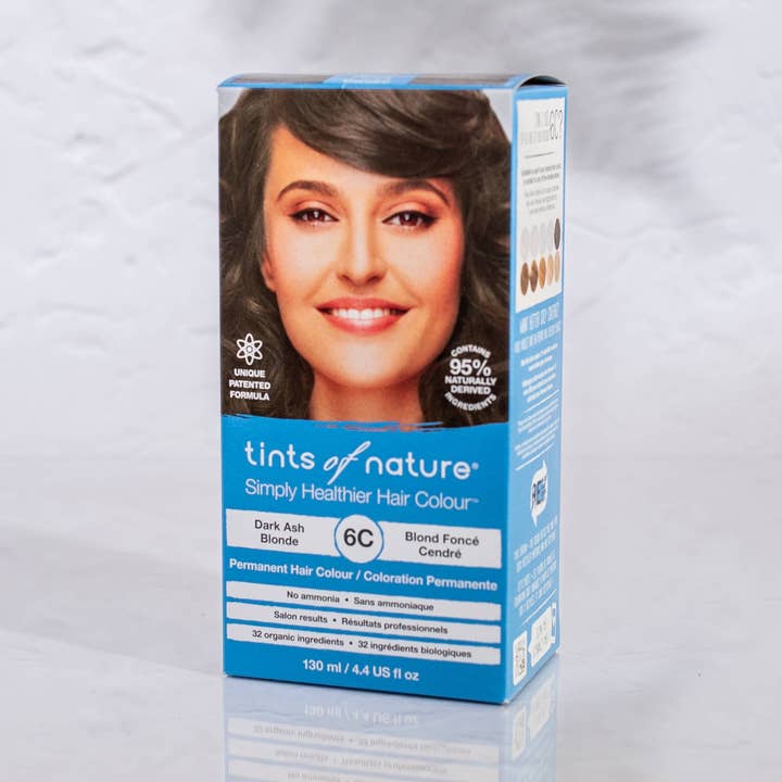 6C Mørk Ash Blonde Permanent hårfarve for engroshandel hos Tints of Nature US