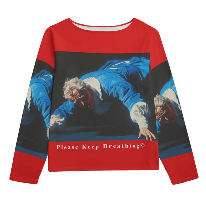 The Veil 310 g/m² con cuello de barco, manga larga para venta al por mayor de Delirium Dreaming