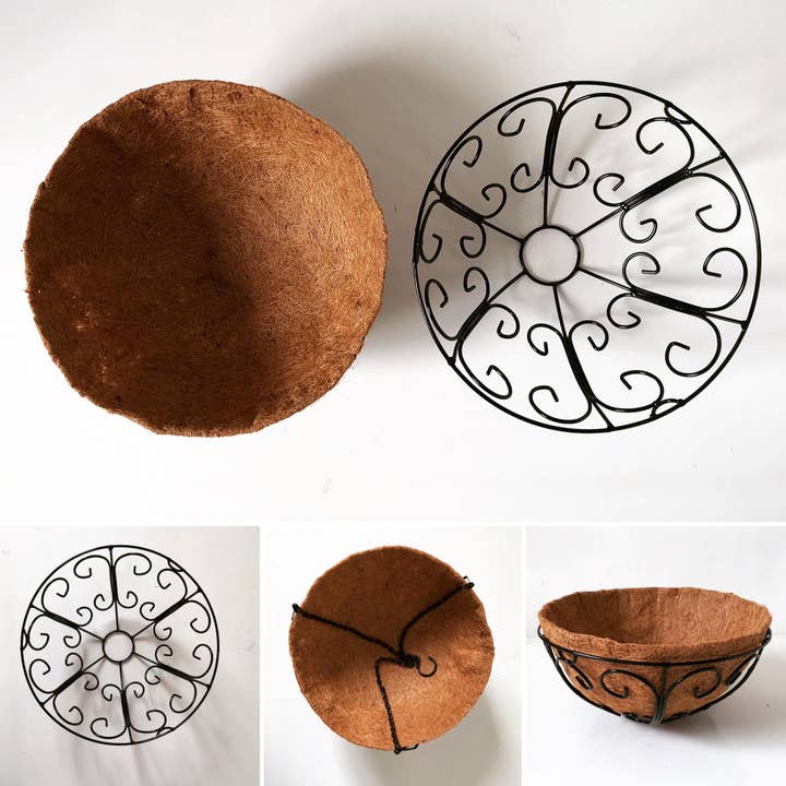 Coucou Bamboo - Wholesale Hanging Planter - 12" Hanging Basket Planter