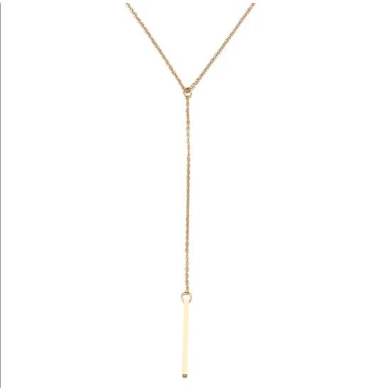 Dainty Drop Necklace for wholesale by Sunbalm Jewelry