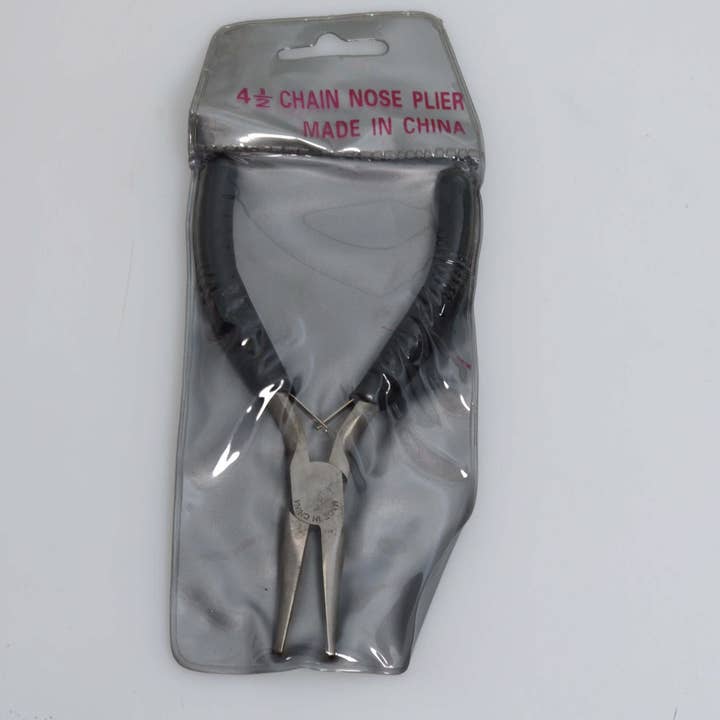 Continental Beads - Wholesale Craft tool - Chain Nose Pliers 4.5" with Cushion Grip - Jewelry Making Tool3