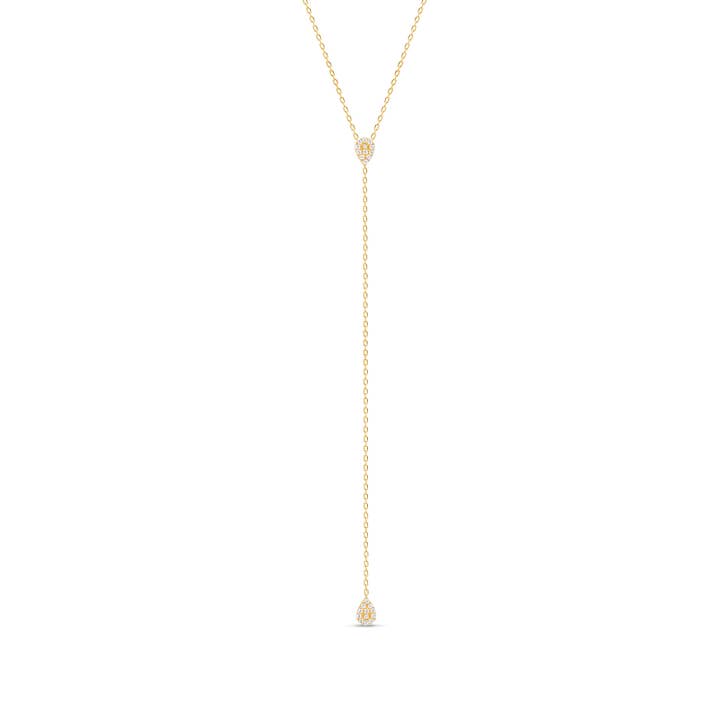 Collana Lariat a goccia - Vermeil per la vendita all'ingrosso da parte di MOSUO Jewellery