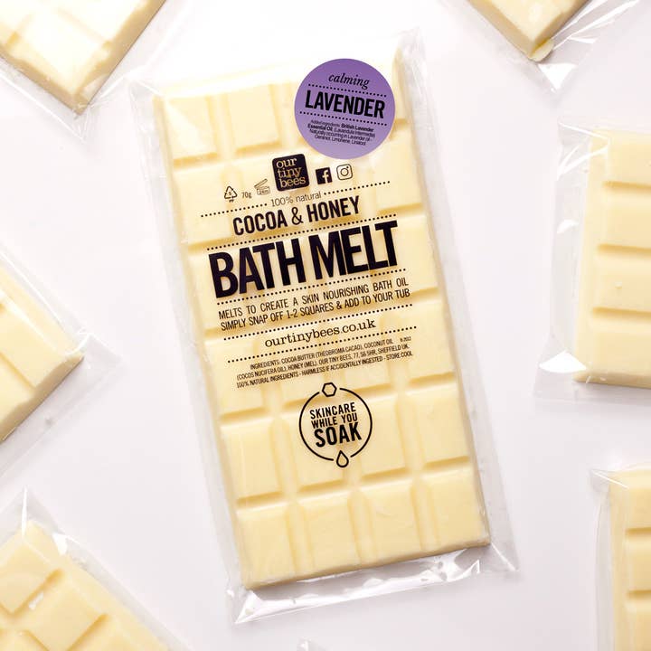 Our Tiny Bees – wholesale Bath/body oil – Lavender Bath Melt 100% Natural / Eco Friendly3