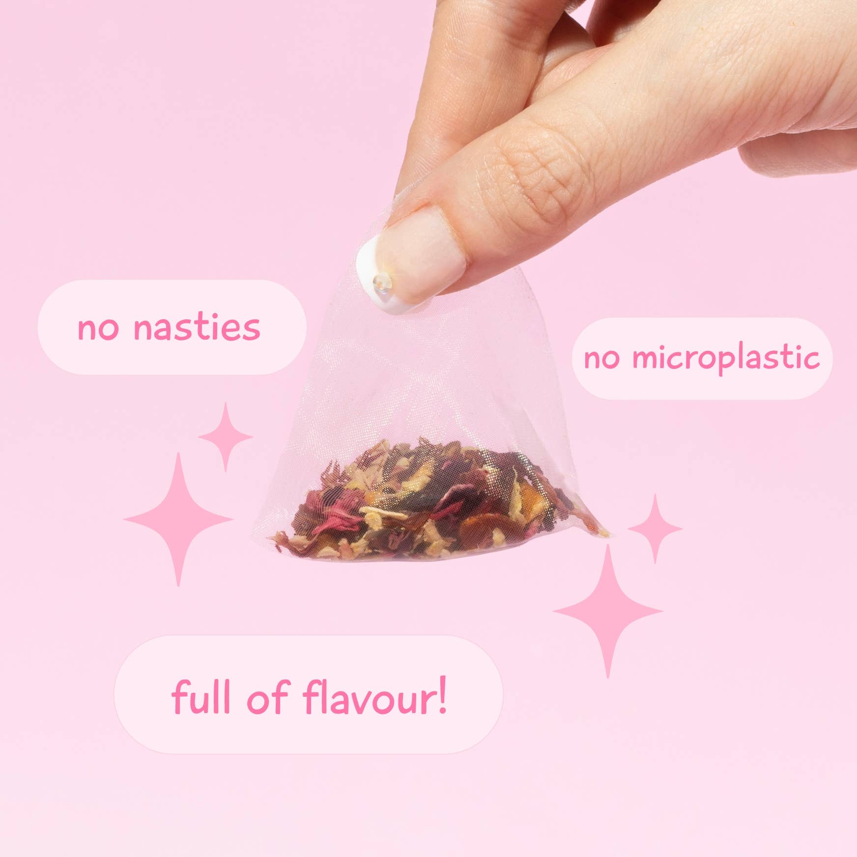 Teapsy – wholesale Tea bags – Caramel Rhubarb & Raspberry Tea - Pink Rodeo3