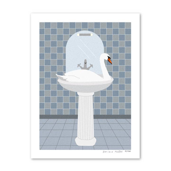 The Unexpected | Art Print 15x20 cm | Limited Edition for wholesale by Doriane Millet