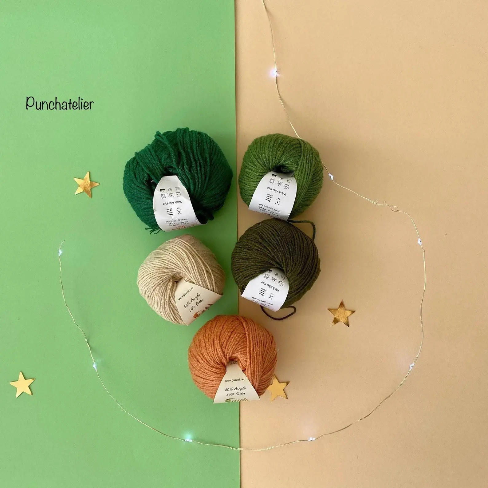 PunchAtelier – Material para bordar/ponto de cruz por atacado – Kit de Agulha Punch com Folha para Iniciantes5