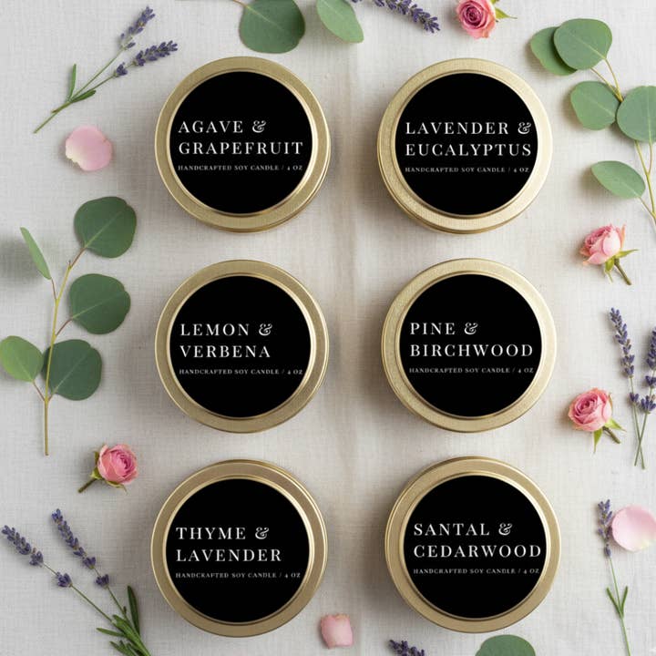 Benjamin Soap Co. - Wholesale Travel Candles - 4 oz Travel Candle6