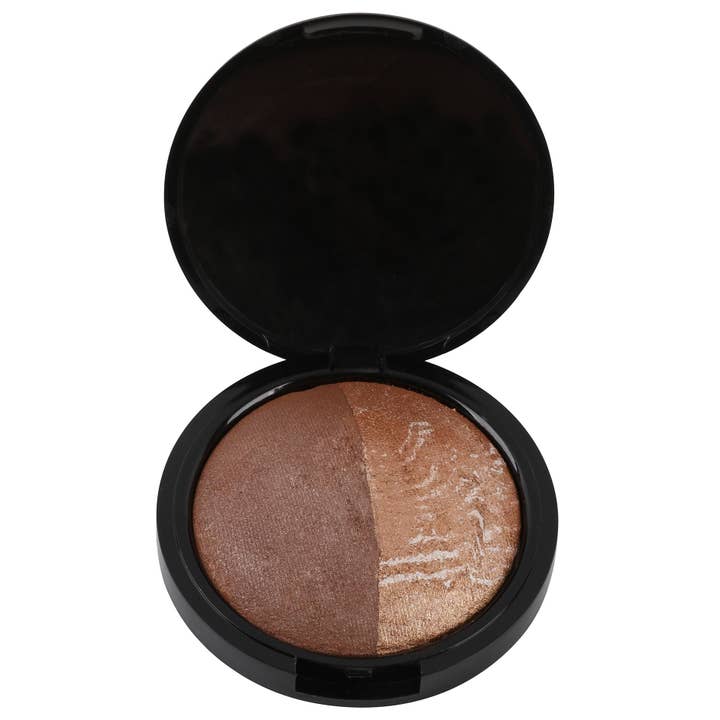 Efon International Corp. – wholesale Bronzer – Baked Bronzer Luminizer Duo for Sculpted Glow & Radiance3