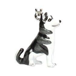 Parisian Pet® - Vente Porte-clés – unisexe - Porte-clés Husky Sibérien – Cadeau élégant pour les amoureux des chiens0