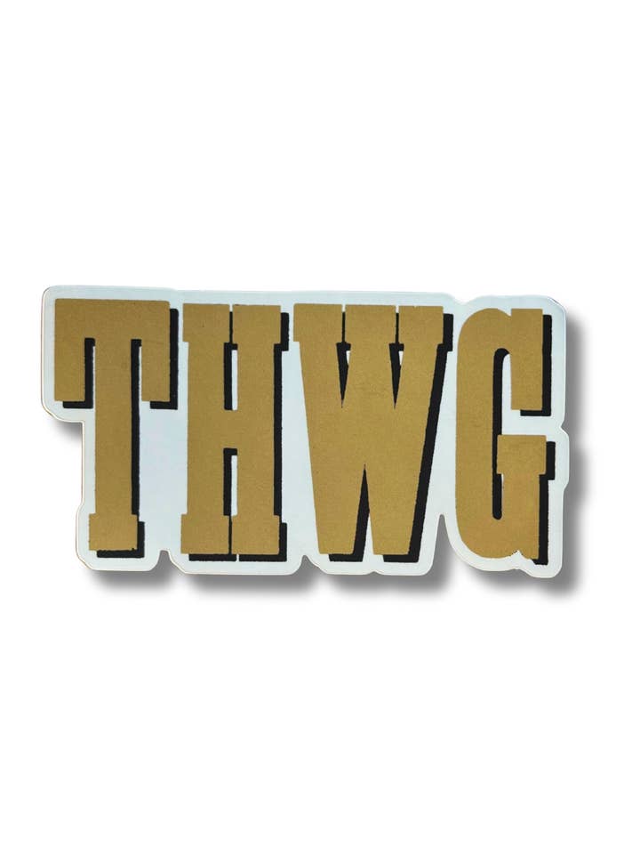 THWG Sticker for wholesale by Old Try