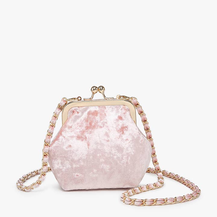 Jen & Co. - Wholesale Coin Purse - Women's - CP2338V Cleo Velvet Coin Pouch Crossbody7