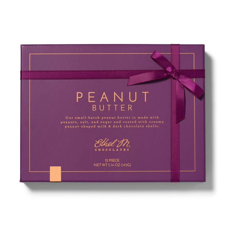 NEW PREMIUM 12-PIECE PEANUT BUTTER COLLECTION for wholesale by Ethel M Chocolates
