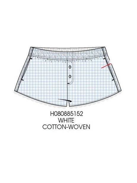 Paper Flower - Wholesale Shorts - Kids - Gingham Lace trim boxer Shorts Tween Girls2