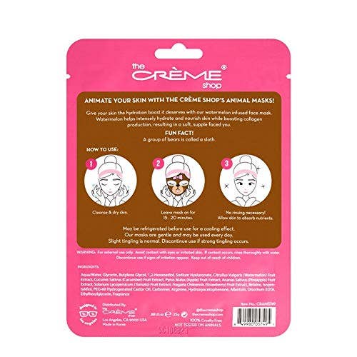 Crover - Wholesale Skincare Face Mask - K-Beauty Animated | Watermelon Hydrating Face Sheet Mask1