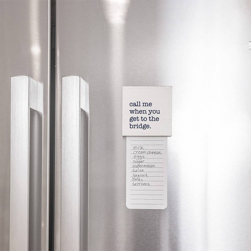 Rustic Marlin - Wholesale Sign - Call Me When You Get To The Bridge Magnet1