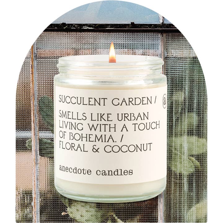 Anecdote Candles - Wholesale Jar/Filled Candle - Succulent Garden (Floral & Coconut) Candle5