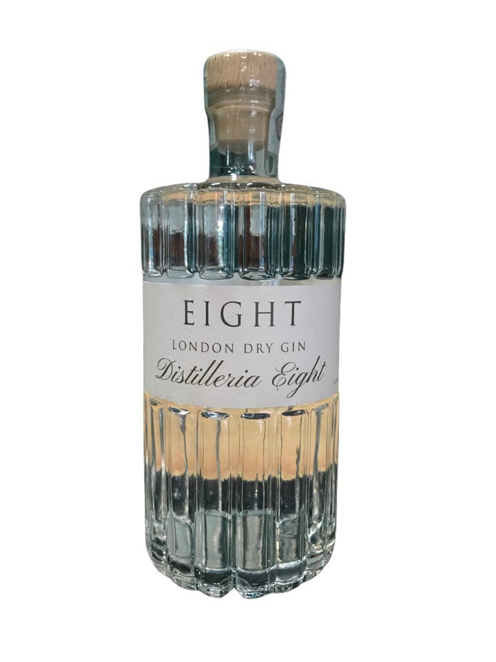 Eight London dry gin per la vendita all'ingrosso da parte di Distilleria Eight