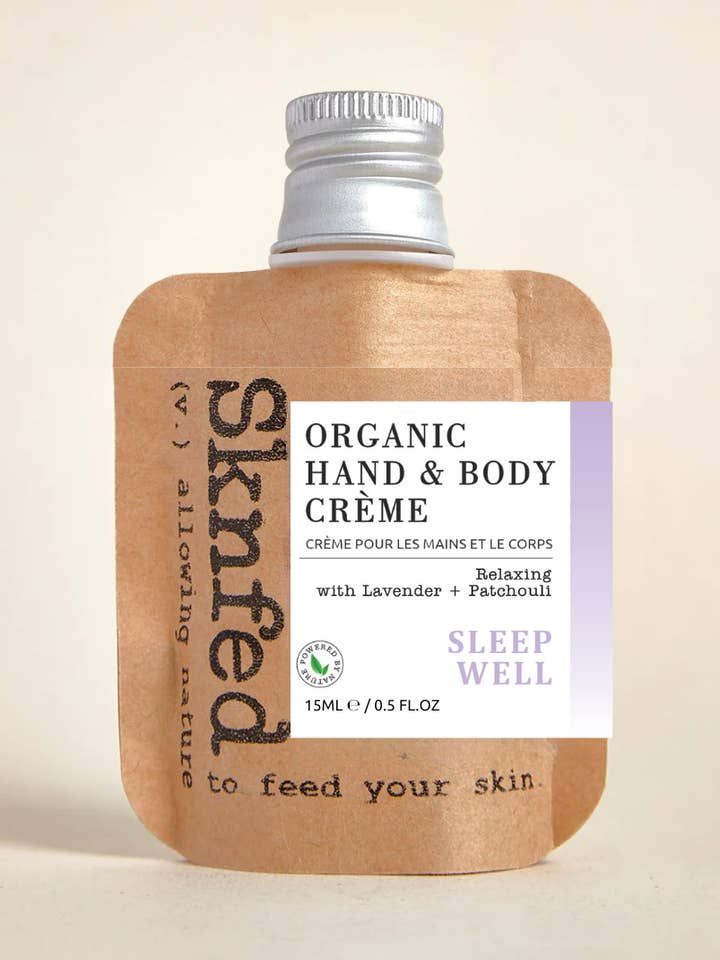 HAND & BODY CRÈME SLEEP WELL - MINIS & TRAVEL for wholesale by Sknfed