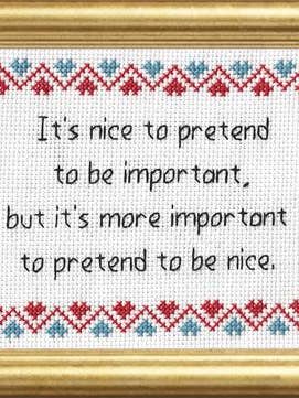 Doe alsof je belangrijk bent voor wholesale door Subversive Cross Stitch