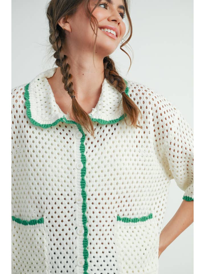 BUTTERMELON - Vendita all'ingrosso Maglione tricot - Donna - Maglione all'uncinetto Urban Vibe - BMW76549