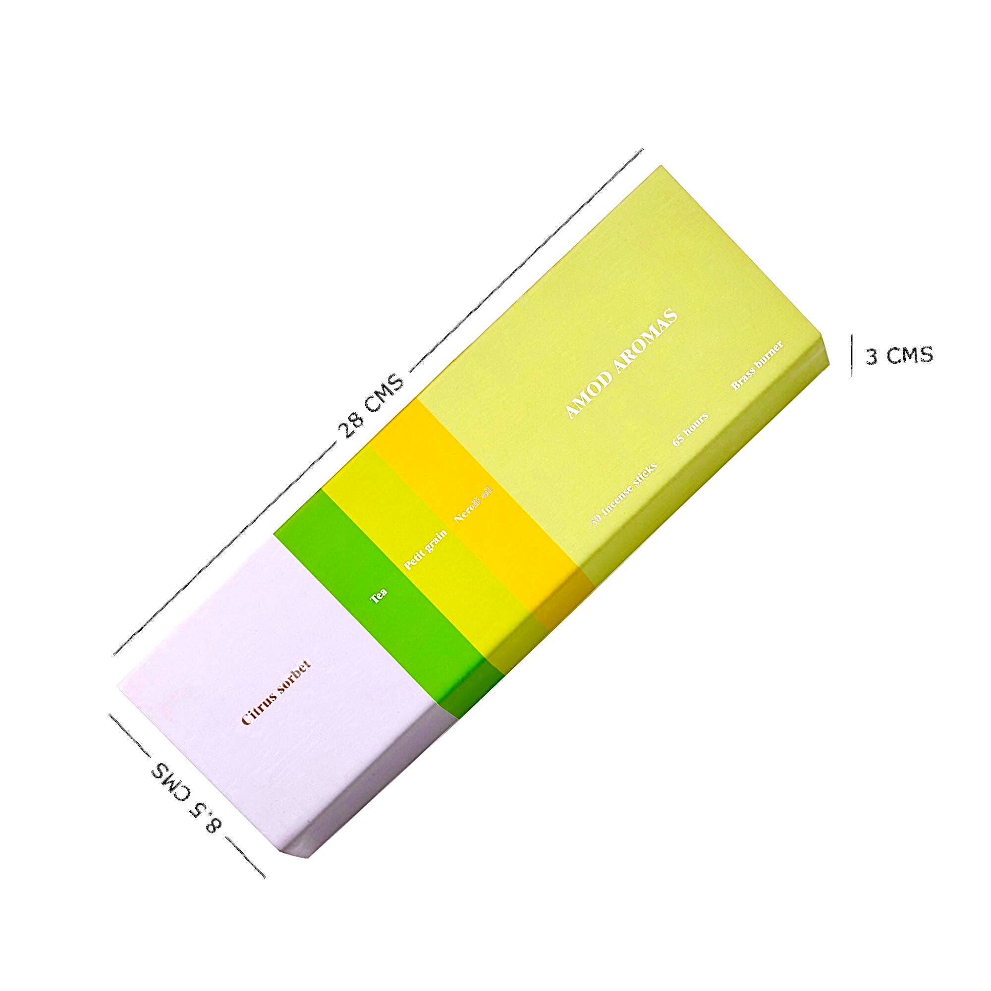 Amod aromas - Wholesale Incense - Citrus Sorbet - Incense + burner gift set7